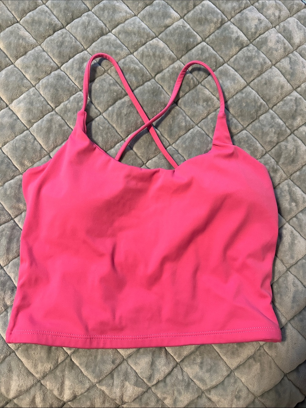 Amazon Women's Hot Pink Crisscross Strap Cami